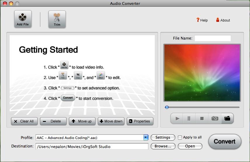 convert mp4 to mp3 audio for mac os x